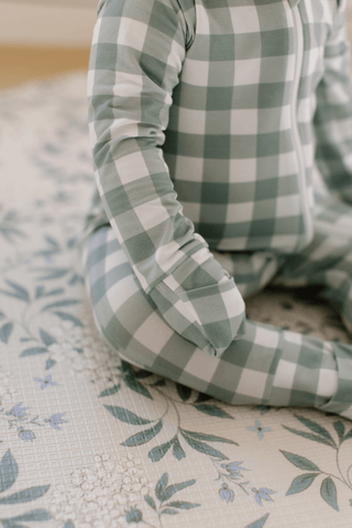 Bamboo Sleeper - Sage Gingham