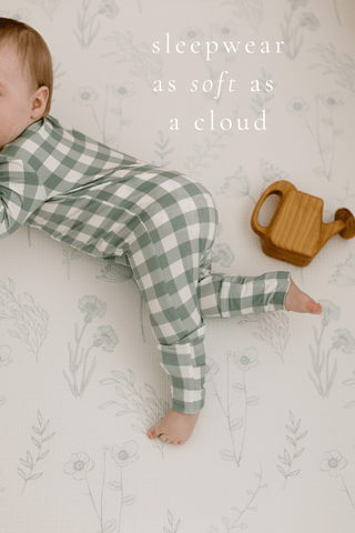Bamboo Sleeper - Sage Gingham