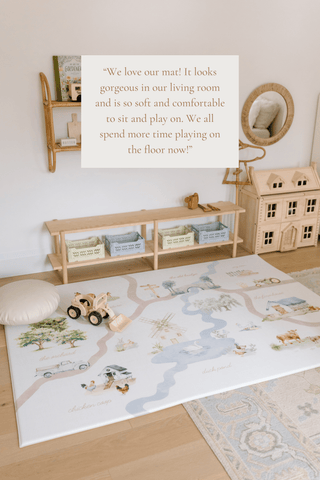 Padded Play Mat - On The Farm & Plaid