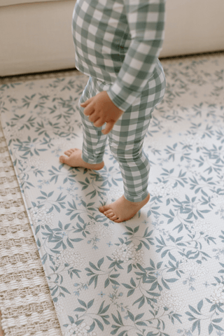 Padded Play Mat - Hydrangeas & Quilted Floral (by Solange Pilote)