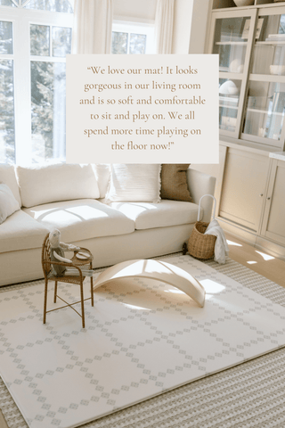 Padded Play Mat - Hydrangeas & Quilted Floral (by Solange Pilote)