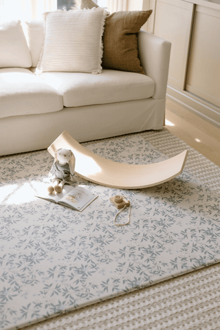 Padded Play Mat - Hydrangeas & Quilted Floral (by Solange Pilote)