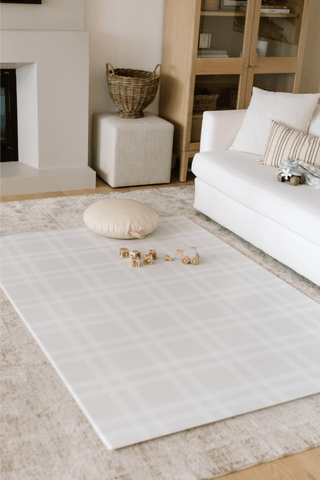 Padded Play Mat - Hopscotch & Stone Check