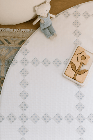 Padded Play Mat - Hydrangeas & Quilted Floral (by Solange Pilote)