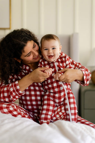 Bamboo Sleeper - Red Gingham