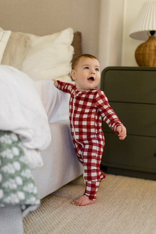 Bamboo Sleeper - Red Gingham