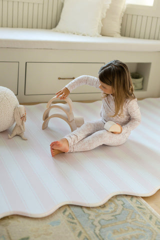 Two Piece Sleep Set - Pink Bows & Bunnies