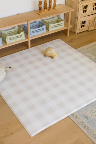 Padded Play Mat - Heirloom & Woven Gingham