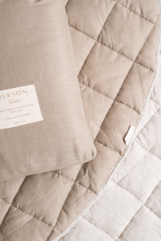 Organic French Linen Play Mat - Dune