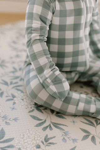 Bamboo Sleeper - Sage Gingham