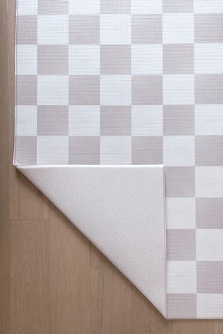 Padded Play Mat - Checkers & Herringbone