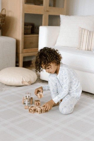 Two Piece Sleep Set - Blue Forest