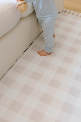 Padded Play Mat - Heirloom & Woven Gingham