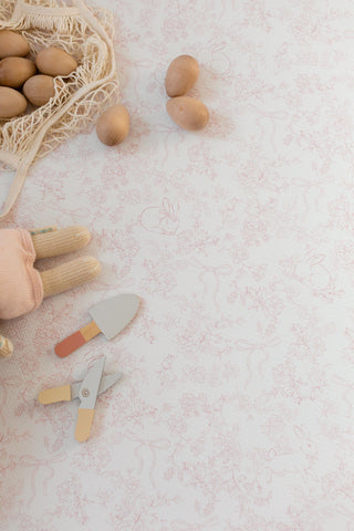 Padded Play Mat - Pink Bows & Bunnies