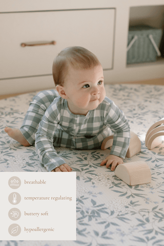 Bamboo Sleeper - Sage Gingham