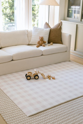 Padded Play Mat - Heirloom & Woven Gingham