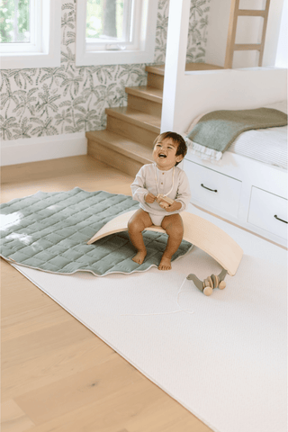 Padded Play Mat - Checkers & Herringbone