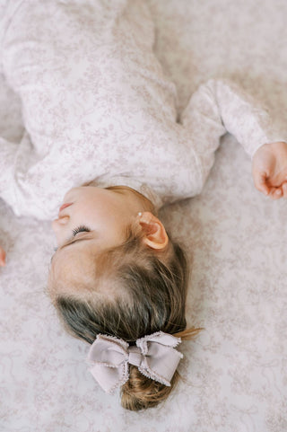 Crib Sheet - Pink Bows & Bunnies