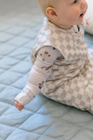 Bamboo Sleep Sac - Tan Check