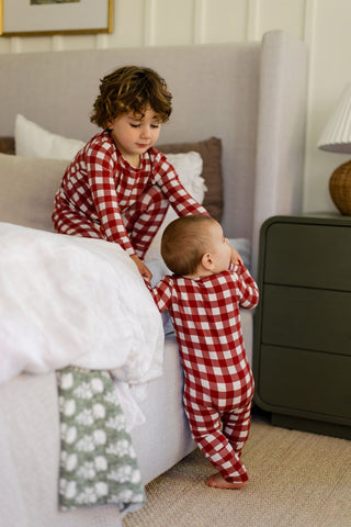Bamboo Sleeper - Red Gingham