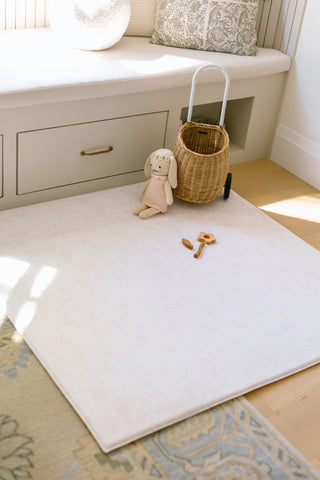 Padded Play Mat - Pink Bows & Bunnies
