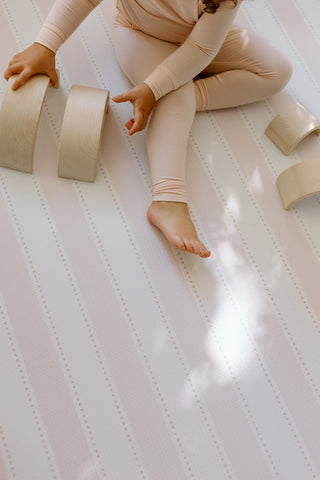 Padded Play Mat - Pink Bows & Bunnies (Preorder for January 2026)