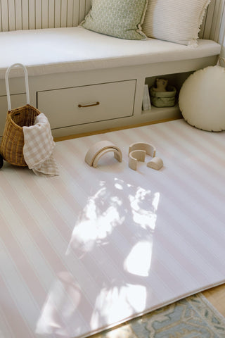 Padded Play Mat - Pink Bows & Bunnies (Preorder for January 2026)