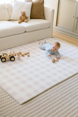 Padded Play Mat - Heirloom & Woven Gingham