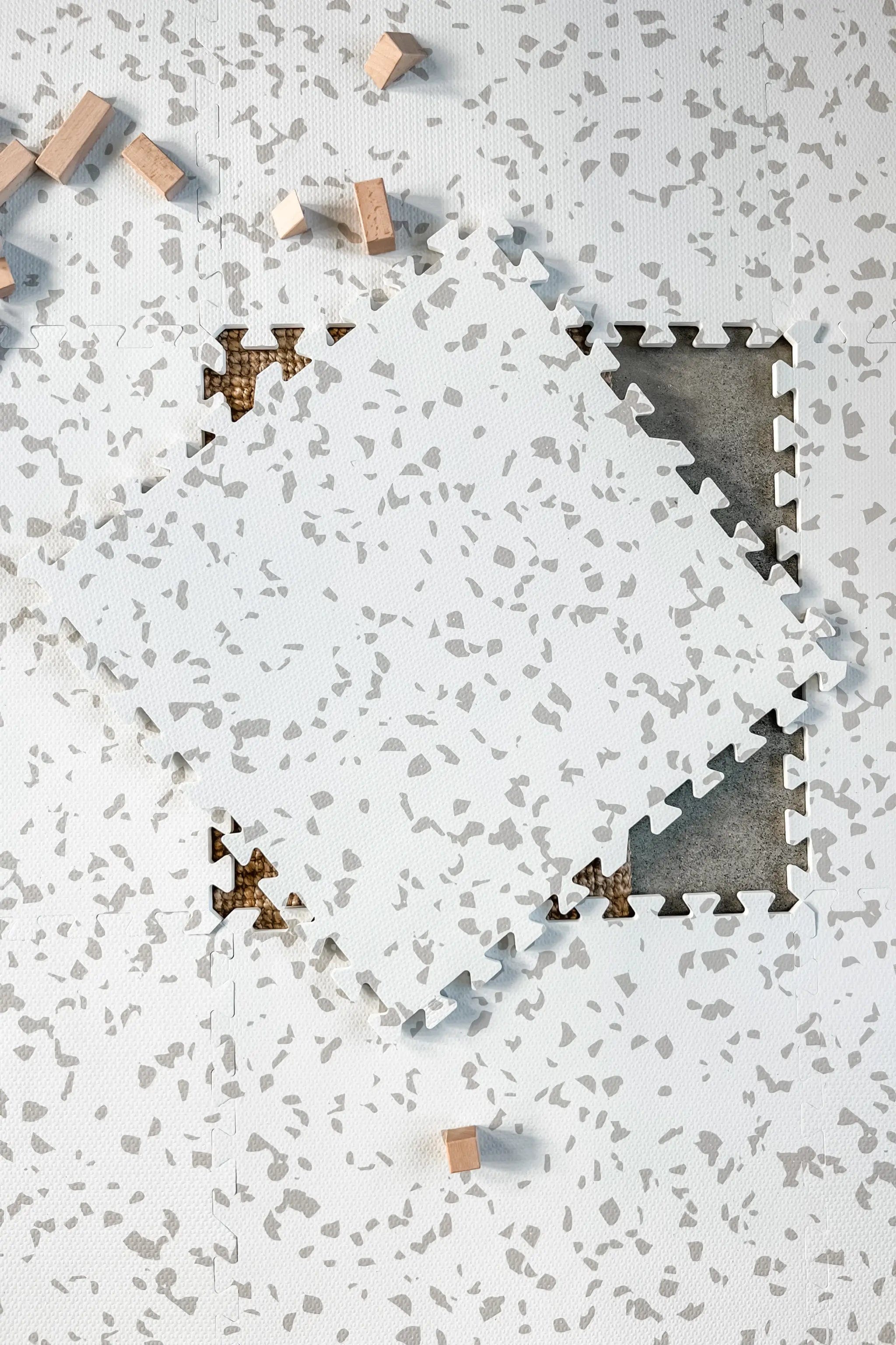 Grey puzzle play mat sales